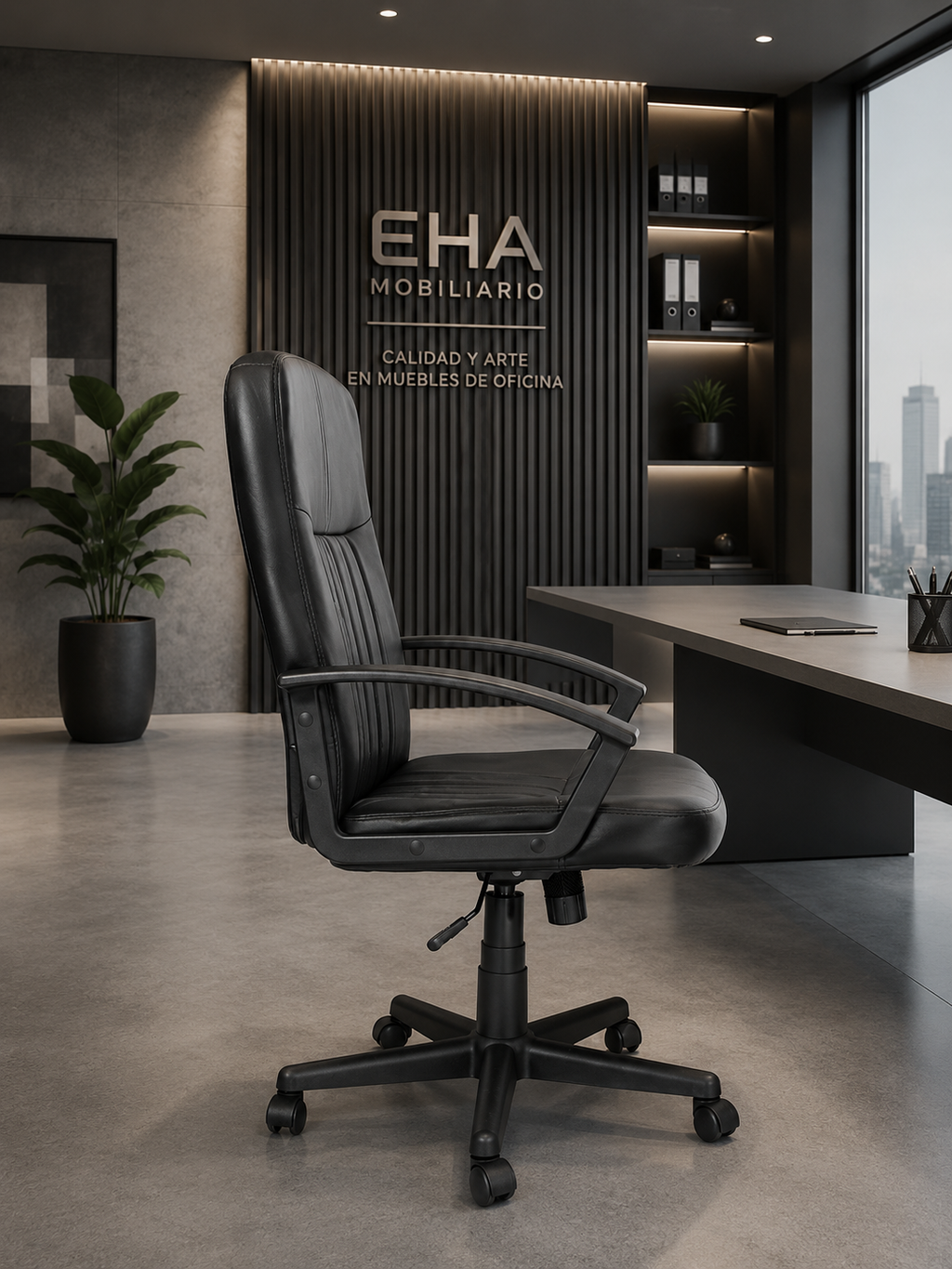 Silla Eco-Gerencial Negro