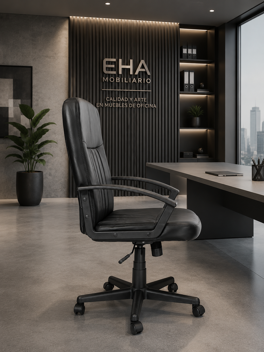 Silla Eco-Gerencial Negro