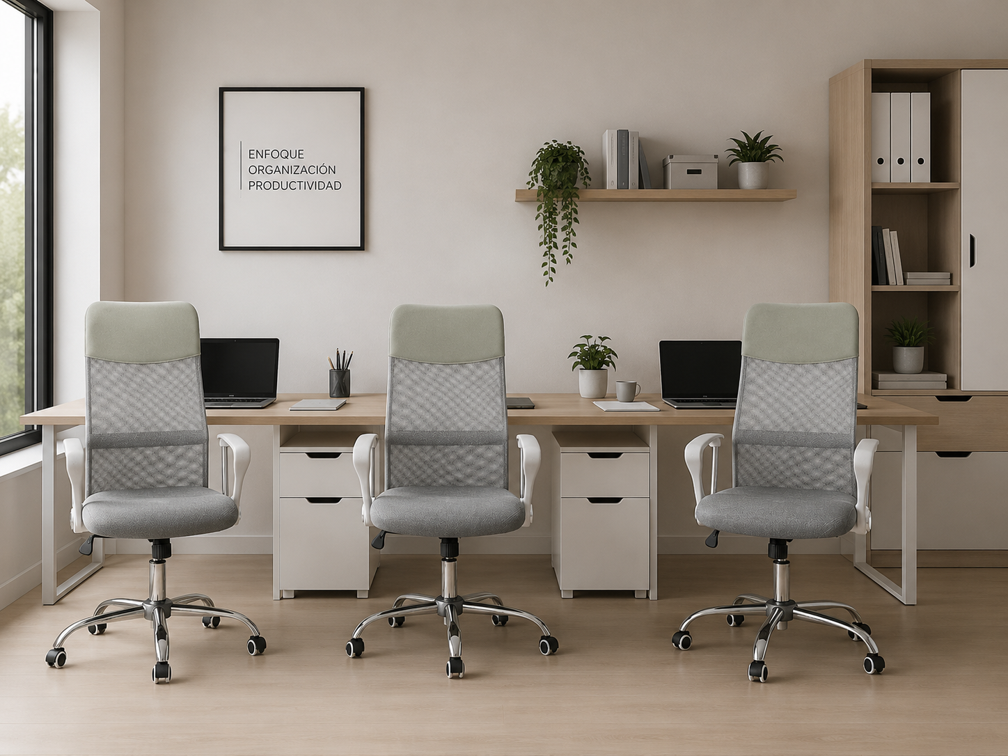 Silla Econo-Malla Blanco